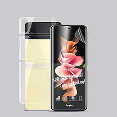 Schutzfolie Displayschutzfolie Panzerfolie Vorder und Rückseite Skins zum Aufkleben F06 für Samsung Galaxy Z Flip3 5G Klar