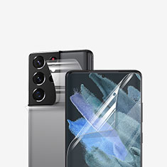 Schutzfolie Displayschutzfolie Panzerfolie Vorder und Rückseite Skins zum Aufkleben für Samsung Galaxy S22 Ultra 5G Klar