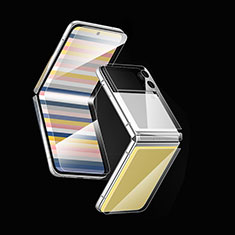 Schutzfolie Displayschutzfolie Panzerfolie Vorder und Rückseite Skins zum Aufkleben für Samsung Galaxy Z Flip4 5G Klar