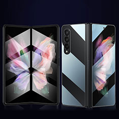 Schutzfolie Displayschutzfolie Panzerfolie Vorder und Rückseite Skins zum Aufkleben S01 für Samsung Galaxy Z Fold4 5G Klar
