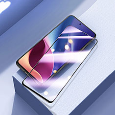 Schutzfolie Full Coverage Displayschutzfolie Panzerfolie Gehärtetes Glas Glasfolie Anti Blue Ray Skins zum Aufkleben Panzerglas F02 für Xiaomi Mi 11X 5G Schwarz