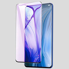 Schutzfolie Full Coverage Displayschutzfolie Panzerfolie Gehärtetes Glas Glasfolie Anti Blue Ray Skins zum Aufkleben Panzerglas für Oppo Reno2 Schwarz