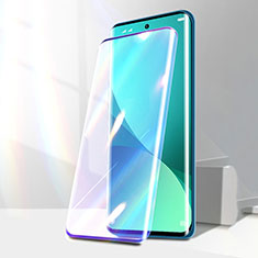 Schutzfolie Full Coverage Displayschutzfolie Panzerfolie Gehärtetes Glas Glasfolie Anti Blue Ray Skins zum Aufkleben Panzerglas für Xiaomi Mi 12 Pro 5G Schwarz