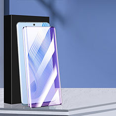 Schutzfolie Full Coverage Displayschutzfolie Panzerfolie Gehärtetes Glas Glasfolie Anti Blue Ray Skins zum Aufkleben Panzerglas für Xiaomi Mi 13 Ultra 5G Schwarz