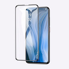 Schutzfolie Full Coverage Displayschutzfolie Panzerfolie Gehärtetes Glas Glasfolie Skins zum Aufkleben Panzerglas F02 für Oppo Reno2 Schwarz