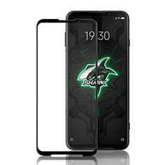 Schutzfolie Full Coverage Displayschutzfolie Panzerfolie Gehärtetes Glas Glasfolie Skins zum Aufkleben Panzerglas F02 für Xiaomi Black Shark 3 Pro Schwarz