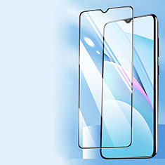 Schutzfolie Full Coverage Displayschutzfolie Panzerfolie Gehärtetes Glas Glasfolie Skins zum Aufkleben Panzerglas F02 für Xiaomi Redmi 10 5G Schwarz