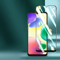 Schutzfolie Full Coverage Displayschutzfolie Panzerfolie Gehärtetes Glas Glasfolie Skins zum Aufkleben Panzerglas F02 für Xiaomi Redmi 10A 4G Schwarz