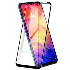 Schutzfolie Full Coverage Displayschutzfolie Panzerfolie Gehärtetes Glas Glasfolie Skins zum Aufkleben Panzerglas F02 für Xiaomi Redmi Note 8 Schwarz