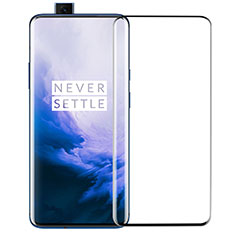 Schutzfolie Full Coverage Displayschutzfolie Panzerfolie Gehärtetes Glas Glasfolie Skins zum Aufkleben Panzerglas F03 für OnePlus 7T Pro Schwarz