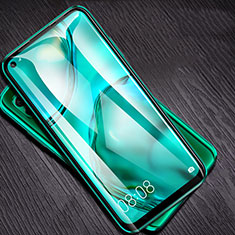 Schutzfolie Full Coverage Displayschutzfolie Panzerfolie Gehärtetes Glas Glasfolie Skins zum Aufkleben Panzerglas F05 für Huawei Nova 7i Schwarz