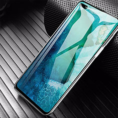 Schutzfolie Full Coverage Displayschutzfolie Panzerfolie Gehärtetes Glas Glasfolie Skins zum Aufkleben Panzerglas F06 für Huawei Nova 7 Pro 5G Schwarz