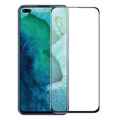 Schutzfolie Full Coverage Displayschutzfolie Panzerfolie Gehärtetes Glas Glasfolie Skins zum Aufkleben Panzerglas F07 für Huawei Nova 7 Pro 5G Schwarz