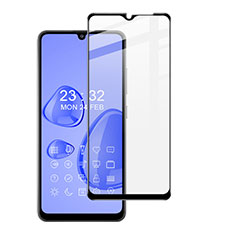 Schutzfolie Full Coverage Displayschutzfolie Panzerfolie Gehärtetes Glas Glasfolie Skins zum Aufkleben Panzerglas F08 für Samsung Galaxy A41 Schwarz