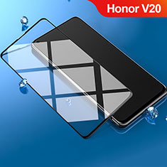 Schutzfolie Full Coverage Displayschutzfolie Panzerfolie Gehärtetes Glas Glasfolie Skins zum Aufkleben Panzerglas für Huawei Honor V20 Schwarz