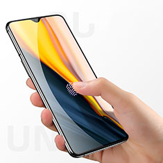 Schutzfolie Full Coverage Displayschutzfolie Panzerfolie Gehärtetes Glas Glasfolie Skins zum Aufkleben Panzerglas für OnePlus 7T Schwarz