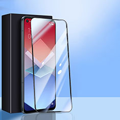 Schutzfolie Full Coverage Displayschutzfolie Panzerfolie Gehärtetes Glas Glasfolie Skins zum Aufkleben Panzerglas für Oppo A96 4G Schwarz