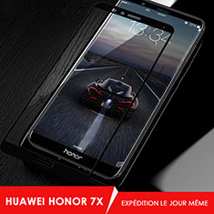 Schutzfolie Full Coverage Displayschutzfolie Panzerfolie Skins zum Aufkleben Gehärtetes Glas Glasfolie F02 für Huawei Honor 7X Schwarz