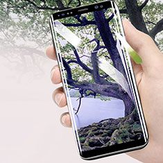 Schutzfolie Full Coverage Displayschutzfolie Panzerfolie Skins zum Aufkleben Gehärtetes Glas Glasfolie F02 für Samsung Galaxy S8 Plus Schwarz