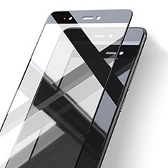 Schutzfolie Full Coverage Displayschutzfolie Panzerfolie Skins zum Aufkleben Gehärtetes Glas Glasfolie F02 für Xiaomi Mi 5S 4G Schwarz