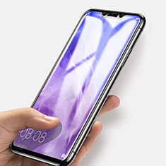 Schutzfolie Full Coverage Displayschutzfolie Panzerfolie Skins zum Aufkleben Gehärtetes Glas Glasfolie F03 für Huawei Mate 20 Lite Schwarz