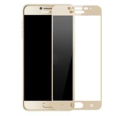 Schutzfolie Full Coverage Displayschutzfolie Panzerfolie Skins zum Aufkleben Gehärtetes Glas Glasfolie F03 für Samsung Galaxy C9 Pro C9000 Gold