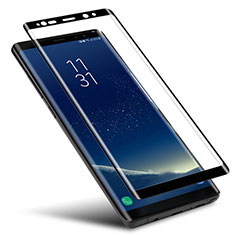 Schutzfolie Full Coverage Displayschutzfolie Panzerfolie Skins zum Aufkleben Gehärtetes Glas Glasfolie F03 für Samsung Galaxy Note 8 Duos N950F Schwarz