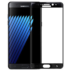 Schutzfolie Full Coverage Displayschutzfolie Panzerfolie Skins zum Aufkleben Gehärtetes Glas Glasfolie F04 für Samsung Galaxy Note 7 Schwarz