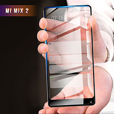 Schutzfolie Full Coverage Displayschutzfolie Panzerfolie Skins zum Aufkleben Gehärtetes Glas Glasfolie F04 für Xiaomi Mi Mix Evo Schwarz