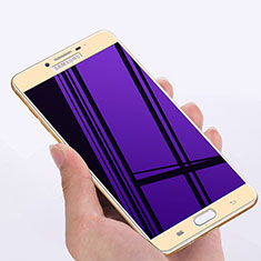 Schutzfolie Full Coverage Displayschutzfolie Panzerfolie Skins zum Aufkleben Gehärtetes Glas Glasfolie F05 für Samsung Galaxy C7 SM-C7000 Gold