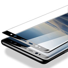 Schutzfolie Full Coverage Displayschutzfolie Panzerfolie Skins zum Aufkleben Gehärtetes Glas Glasfolie F06 für Samsung Galaxy Note 8 Schwarz