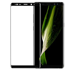 Schutzfolie Full Coverage Displayschutzfolie Panzerfolie Skins zum Aufkleben Gehärtetes Glas Glasfolie F07 für Samsung Galaxy Note 8 Schwarz