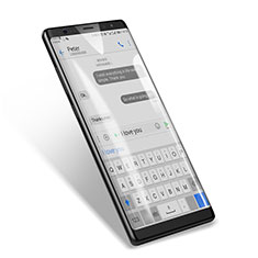 Schutzfolie Full Coverage Displayschutzfolie Panzerfolie Skins zum Aufkleben Gehärtetes Glas Glasfolie F08 für Samsung Galaxy Note 8 Schwarz