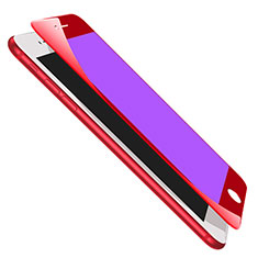 Schutzfolie Full Coverage Displayschutzfolie Panzerfolie Skins zum Aufkleben Gehärtetes Glas Glasfolie F20 für Apple iPhone 8 Plus Rot