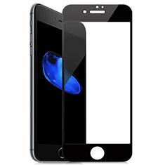 Schutzfolie Full Coverage Displayschutzfolie Panzerfolie Skins zum Aufkleben Gehärtetes Glas Glasfolie F21 für Apple iPhone 7 Plus Schwarz