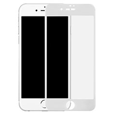 Schutzfolie Full Coverage Displayschutzfolie Panzerfolie Skins zum Aufkleben Gehärtetes Glas Glasfolie F21 für Apple iPhone 7 Plus Weiß