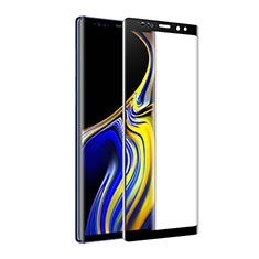 Schutzfolie Full Coverage Displayschutzfolie Panzerfolie Skins zum Aufkleben Gehärtetes Glas Glasfolie für Samsung Galaxy Note 9 Schwarz