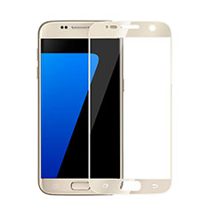 Schutzfolie Full Coverage Displayschutzfolie Panzerfolie Skins zum Aufkleben Gehärtetes Glas Glasfolie für Samsung Galaxy S6 Duos SM-G920F G9200 Gold