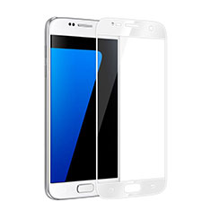 Schutzfolie Full Coverage Displayschutzfolie Panzerfolie Skins zum Aufkleben Gehärtetes Glas Glasfolie für Samsung Galaxy S6 SM-G920 Weiß