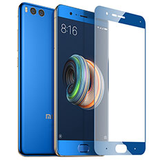 Schutzfolie Full Coverage Displayschutzfolie Panzerfolie Skins zum Aufkleben Gehärtetes Glas Glasfolie für Xiaomi Mi Note 3 Blau