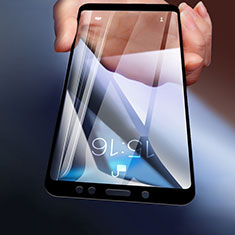 Schutzfolie Full Coverage Displayschutzfolie Panzerfolie Skins zum Aufkleben Gehärtetes Glas Glasfolie für Xiaomi Redmi Note 5 Schwarz