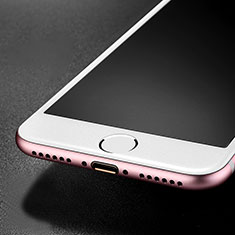 Schutzfolie Full Coverage Displayschutzfolie Panzerfolie Skins zum Aufkleben Gehärtetes Glas Glasfolie G01 für Apple iPhone SE (2020) Weiß