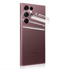 Schutzfolie Schutz Folie Rückseite Skins zum Aufkleben Panzerglas für Samsung Galaxy S24 Ultra 5G Klar