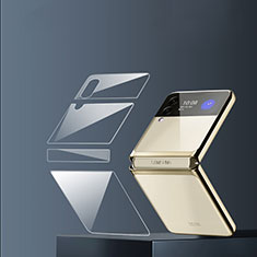 Schutzfolie Schutz Folie Rückseite Skins zum Aufkleben Panzerglas für Samsung Galaxy Z Flip3 5G Klar