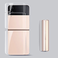 Schutzfolie Schutz Folie Rückseite Skins zum Aufkleben Panzerglas für Samsung Galaxy Z Flip4 5G Klar