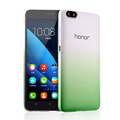 Schutzhülle Handytasche Durchsichtig Farbverlauf für Huawei Honor 4X Grün