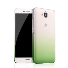 Schutzhülle Handytasche Durchsichtig Farbverlauf für Huawei Y6 Pro Grün