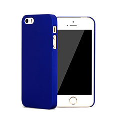 Schutzhülle Kunststoff Hülle Matt für Apple iPhone 5 Blau
