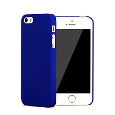 Schutzhülle Kunststoff Hülle Matt für Apple iPhone 5S Blau