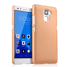 Schutzhülle Kunststoff Hülle Matt für Huawei Honor 7 Dual SIM Gold